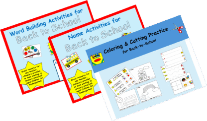 Back-to-School Writing Activity Bundle