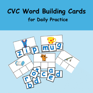 Word Building Cards for Daily Practice