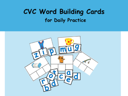 Word Building Cards for Daily Practice