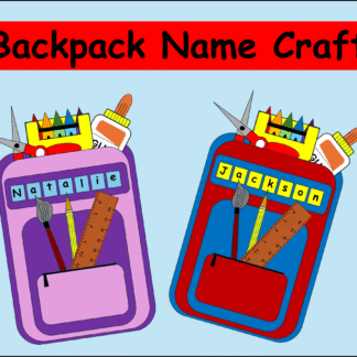 Backpack Name Craft