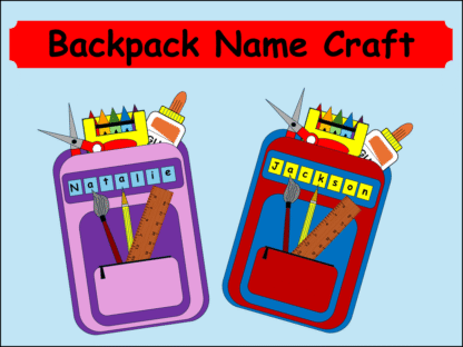 Backpack Name Craft